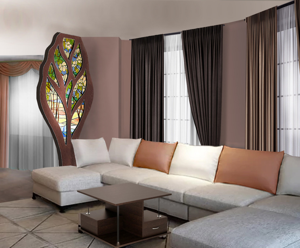 квартира в авторском стиле с Деревом и Венерой