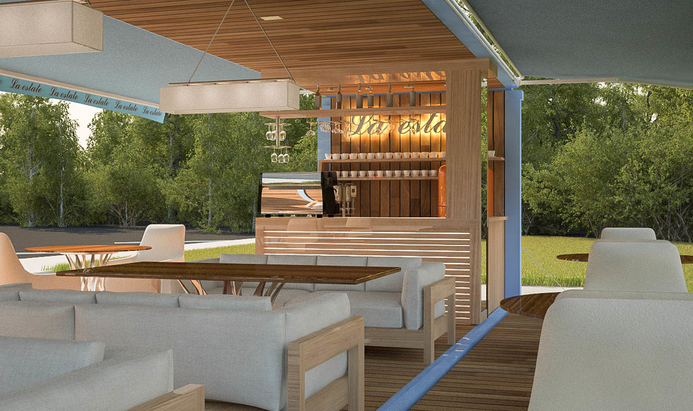 Летнее мобильное кафе