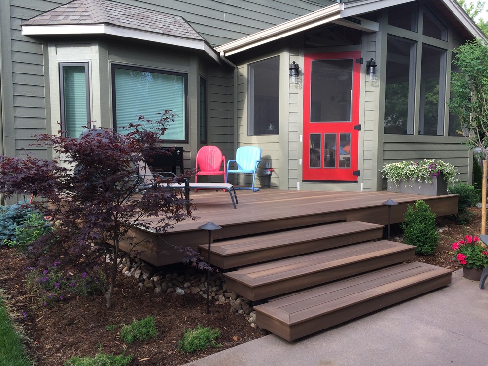 Design ideas for a transitional landscaping in Denver.