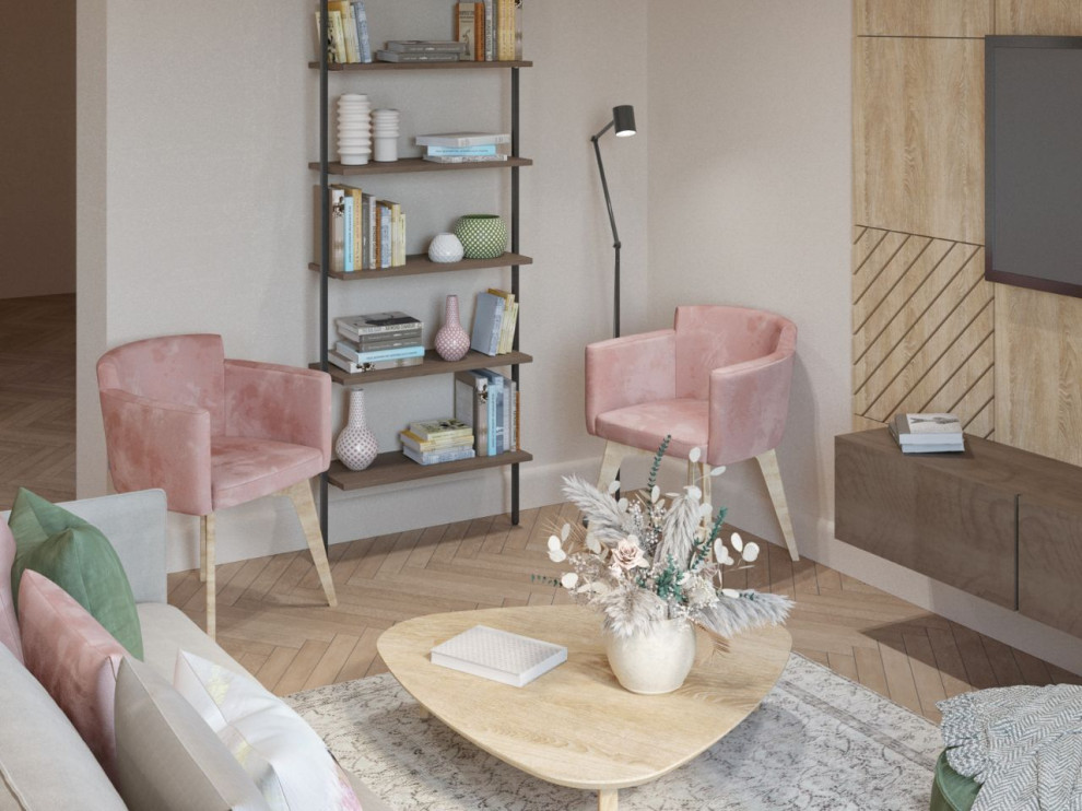 Дизайн-проект кухни-гостиной 27 кв.м