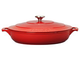 Chasseur French Enameled Cast Iron Braiser with Lid, 1.4-quart