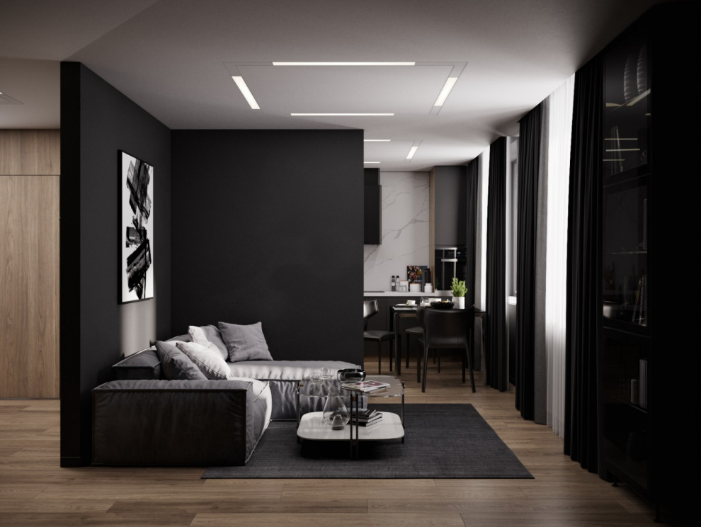 Небольшая квартира в центре города.