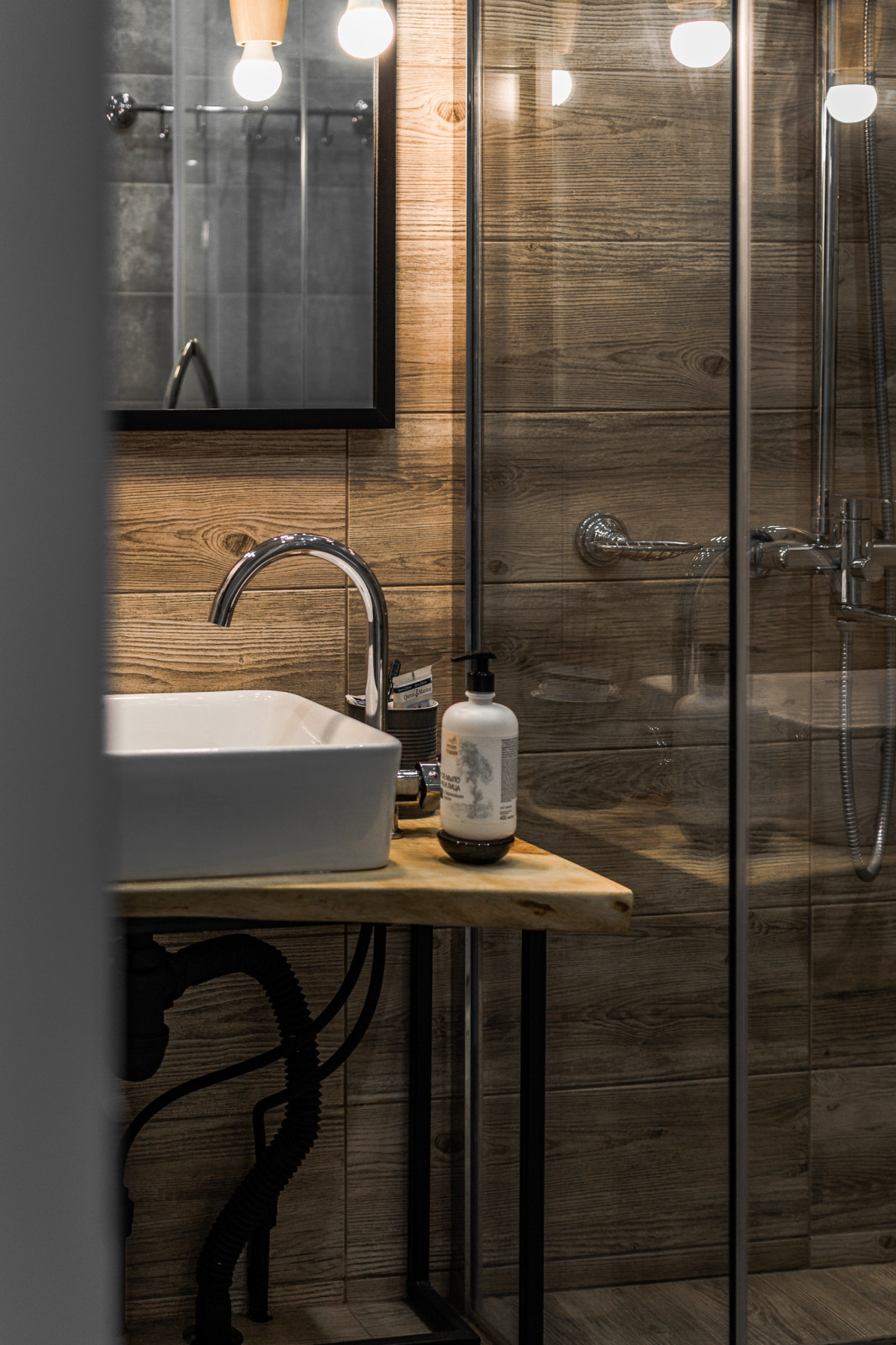 Сан.узел на Пражской - маленький лофт!