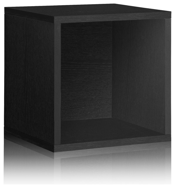 Eco-friendly Stackable Large Storage Cube in Black