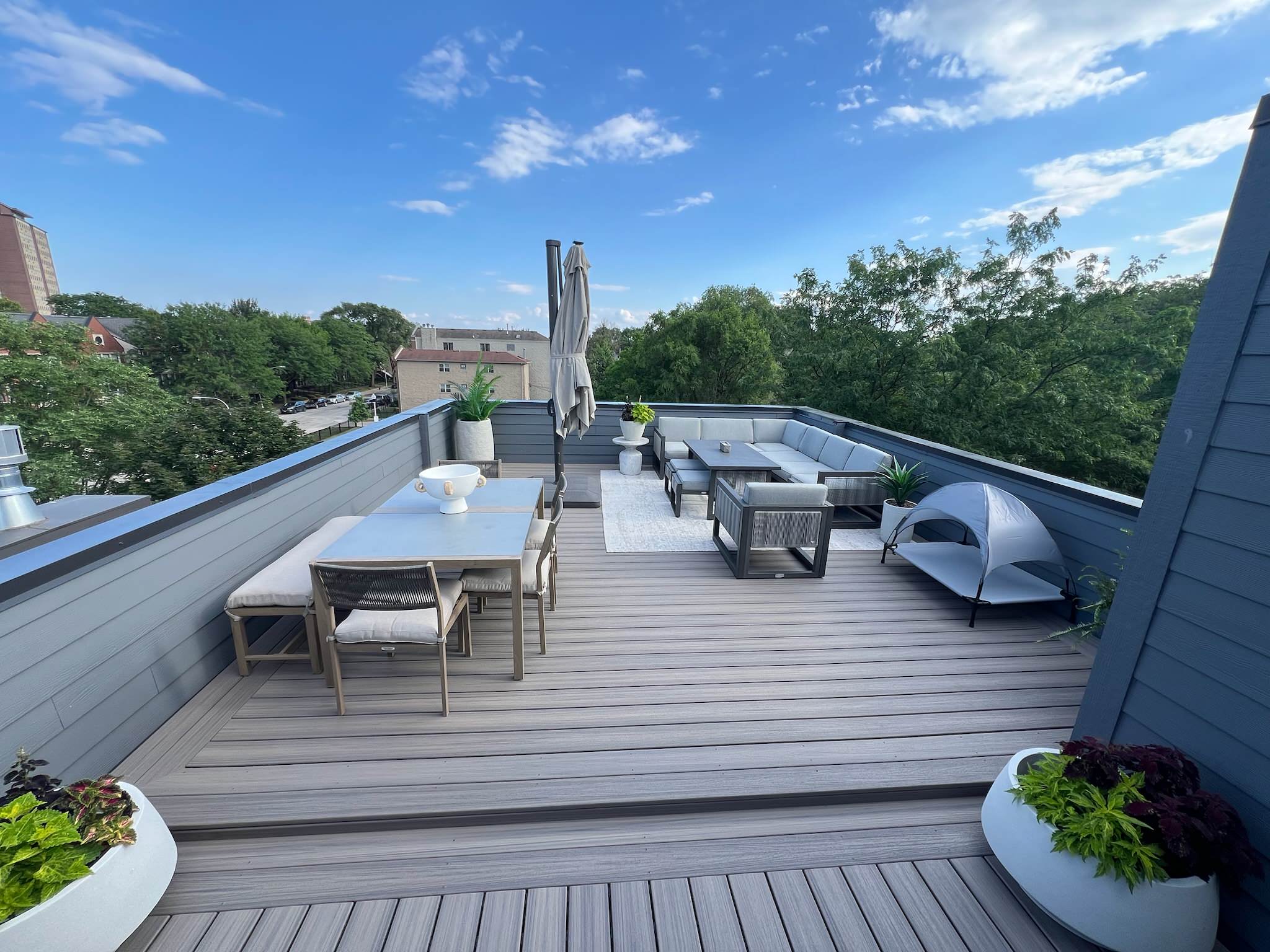Rooftop deck,Bronzeville/Hydepark