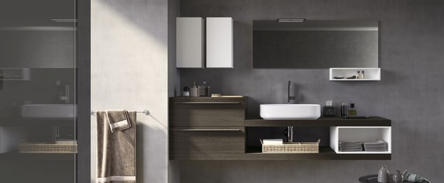 Salles de bains Archeda, collection Maniglia minimalistisch-badezimmer