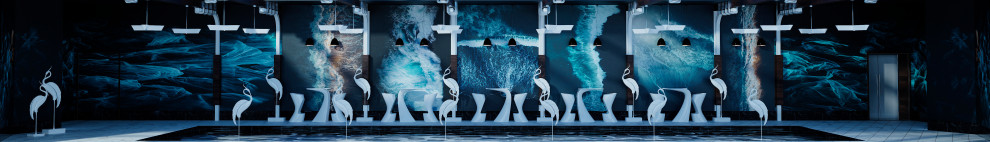 Дизайн проект интерьера бассейна