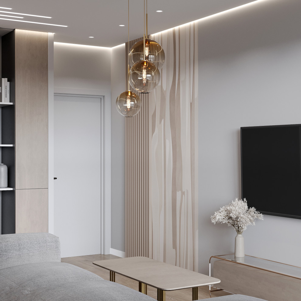 Дизайн-проект квартиры с детской и кабинетом