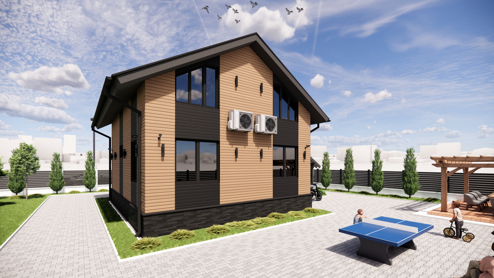 Дом из профильного бруса