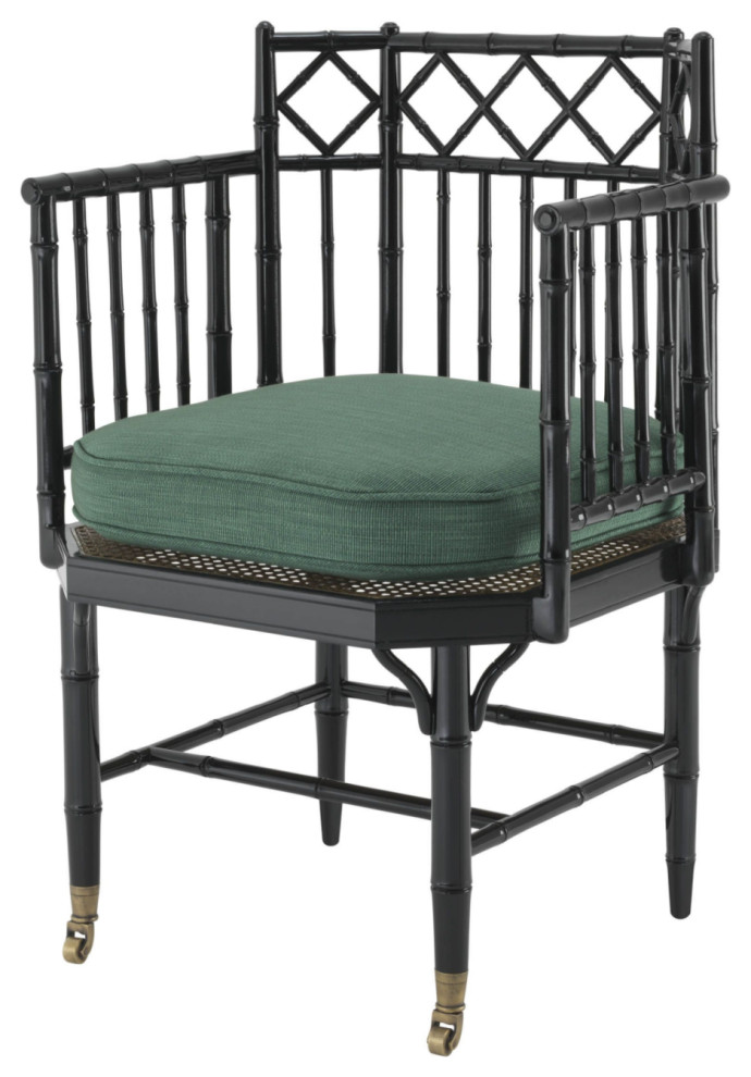 Black Living Room Chair Eichholtz Xavier Asian Armchairs And