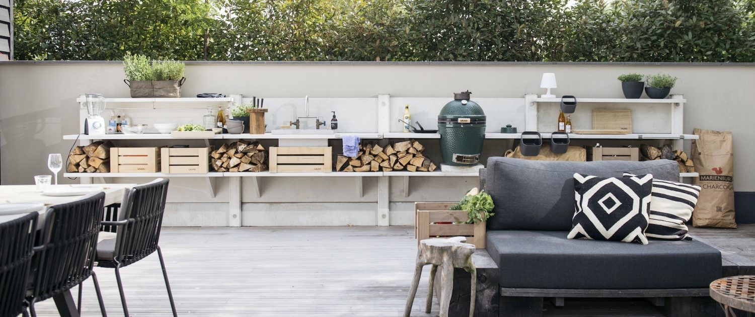 Примеры барбекю зон в загородном доме