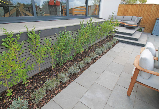 Split Level Terrace contemporary-deck