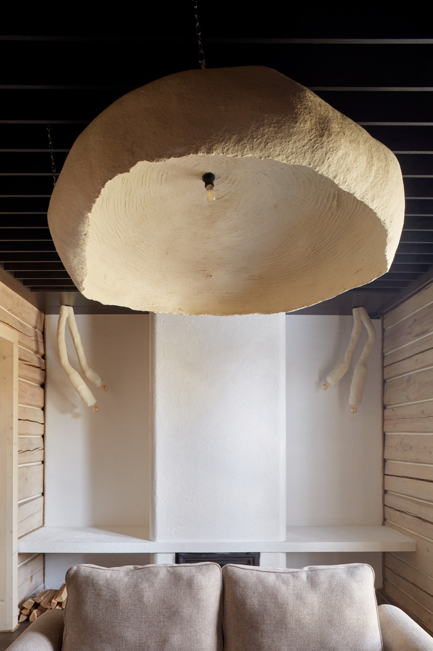 Кухня-гостиная с двухъярусной детской