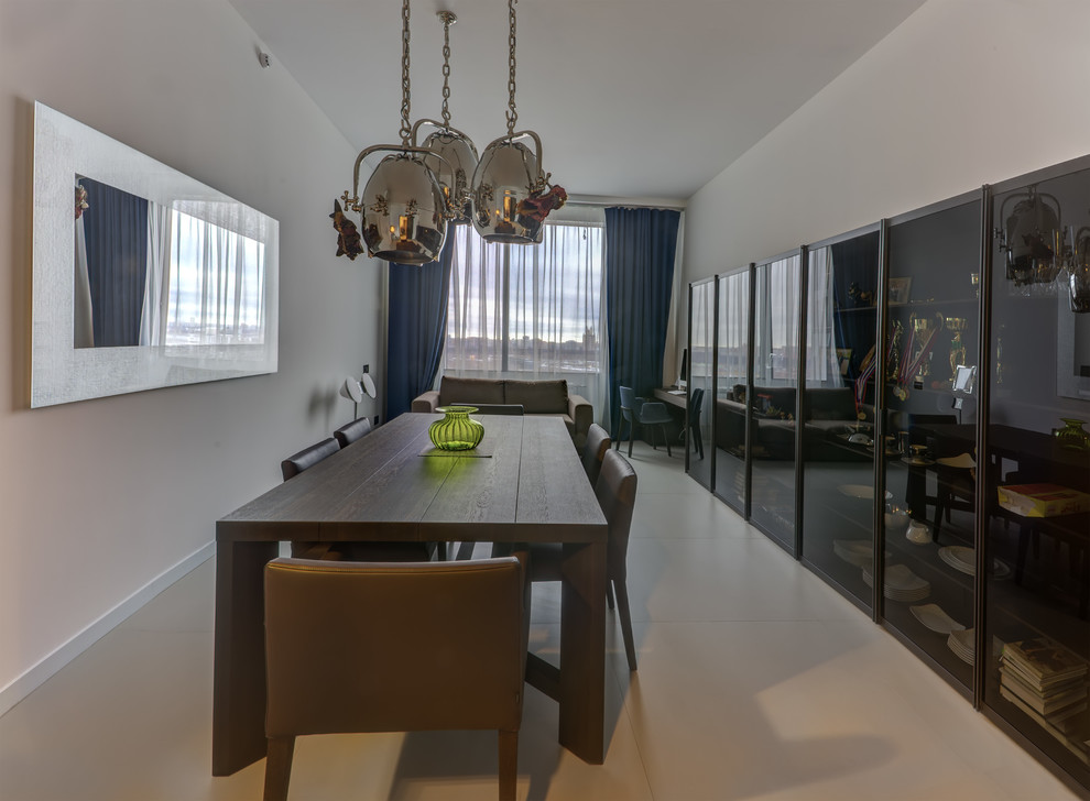 Квартира в современном стиле с яркими акцентами