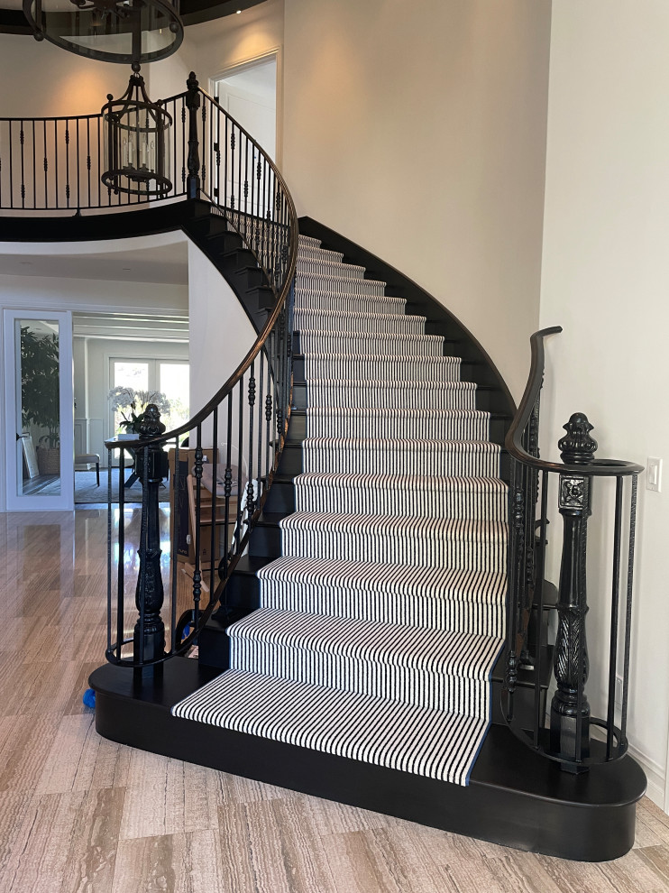 Stairs Transitional Staircase Los Angeles by S & J Biren Floor