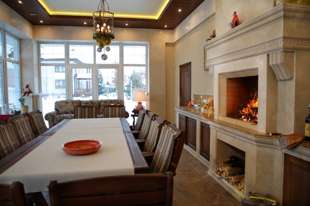 КП "Монтевиль". Беседка &  Барбекю.