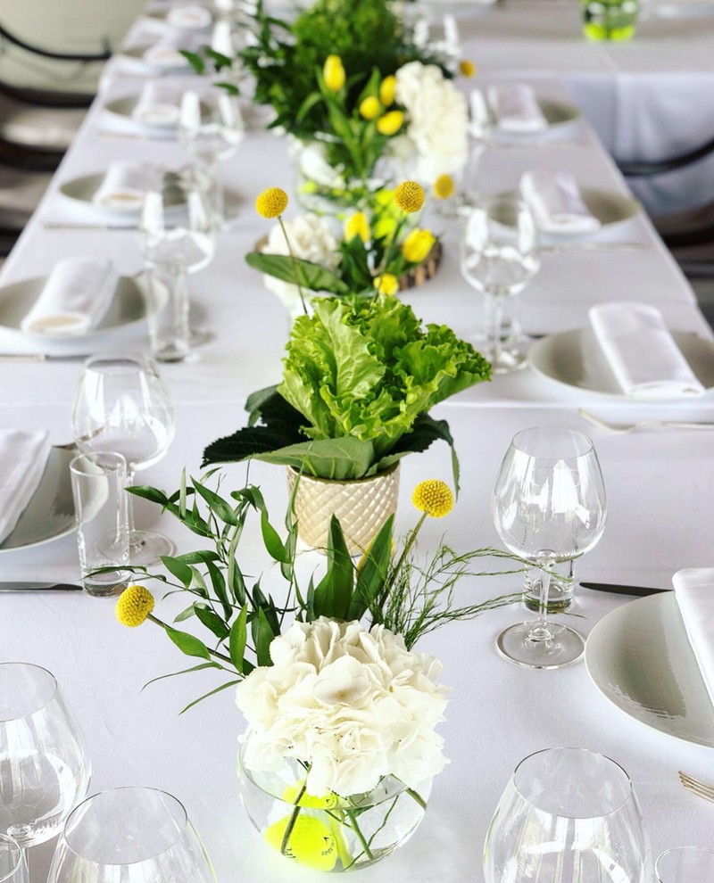 Сервировка стола в стиле "Голф"