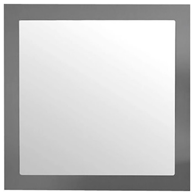 Laviva Nova 28" Contemporary Wood Water Resistant Bathroom Mirror in