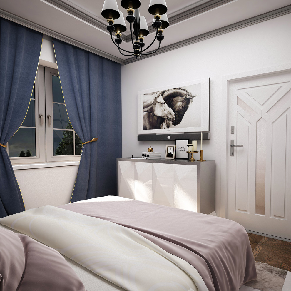 1 комнатная квартира в стиле современный арт деко