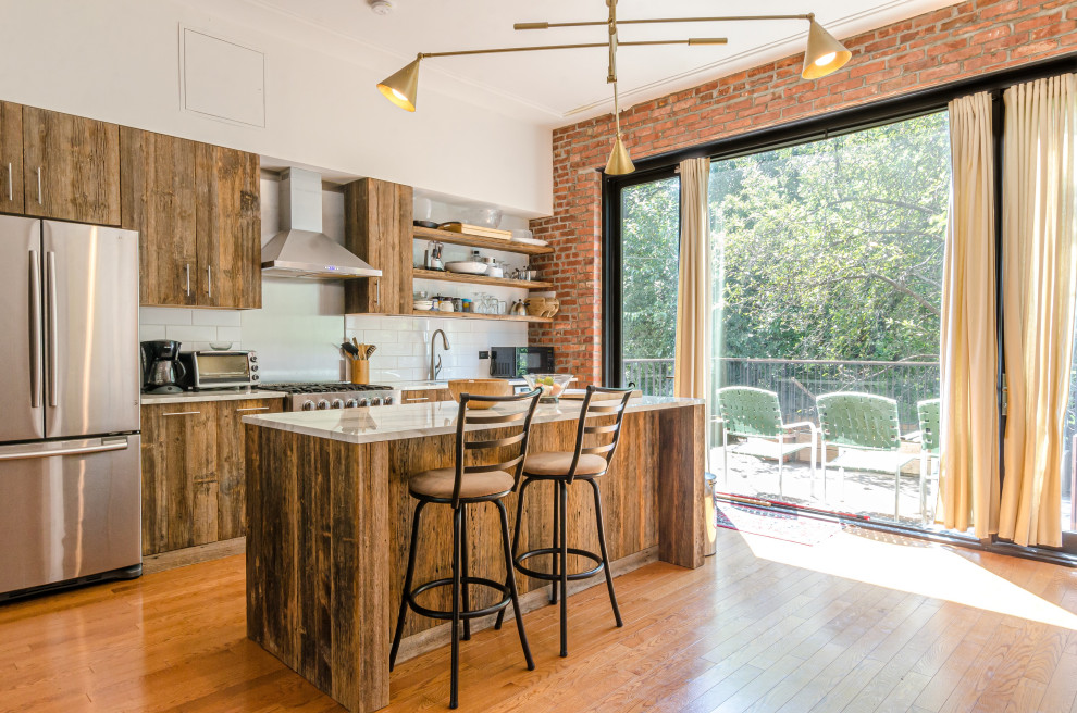 Mountain style kitchen photo in Baltimore