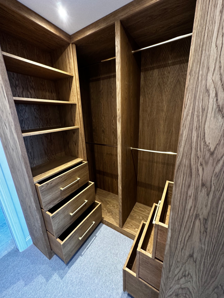 Luxurious dark oak wardrobe