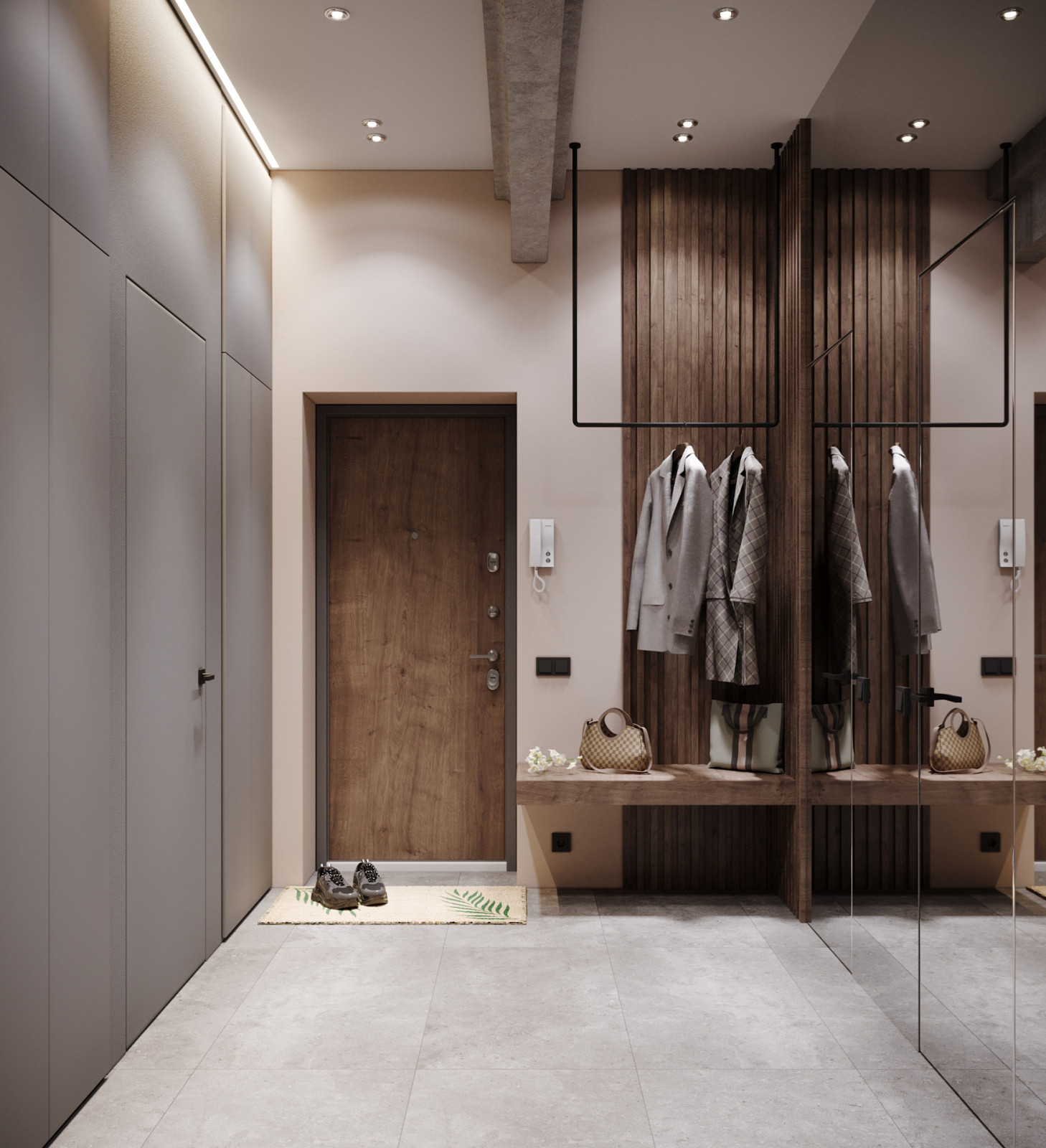 Квартира на Обводном. Прихожая.