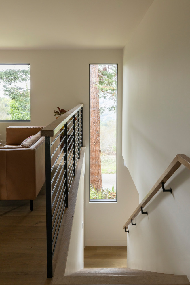 Inspiration for a contemporary staircase remodel in San Francisco