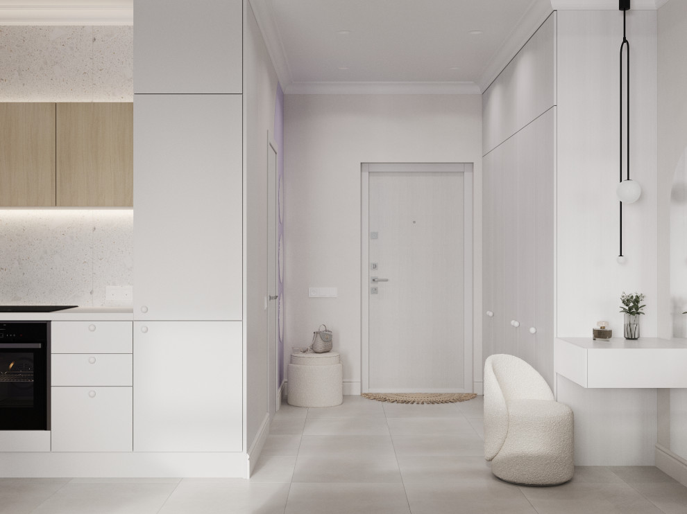 Проект квартиры студии 28 кв.м. в ЖК МИРЪ, Санкт-Петербург, 2023г.