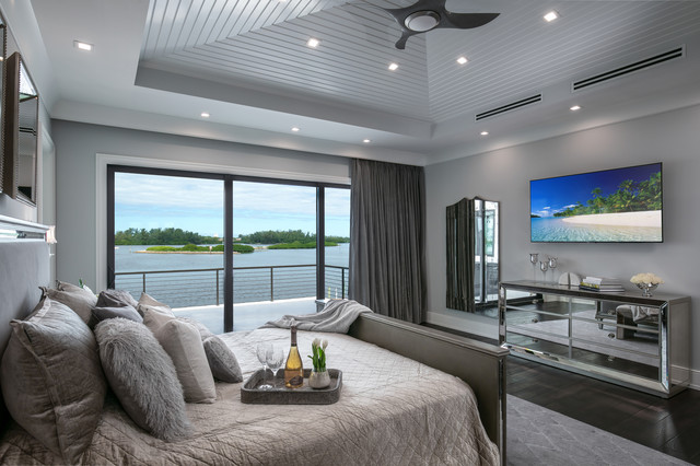 Oyster Bay contemporaneo-dormitorio
