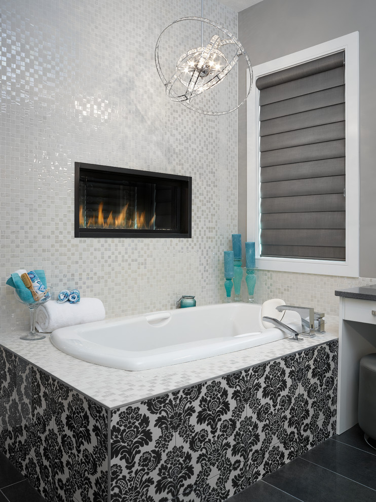 Master Soaker Tub - Transitional - Bathroom - Edmonton ...