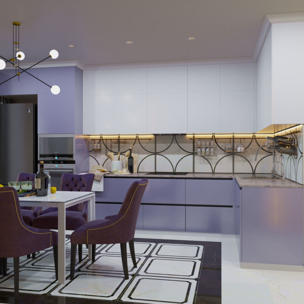 ЖК Бриз 3-х комнатная квартира (Дизайн проект)