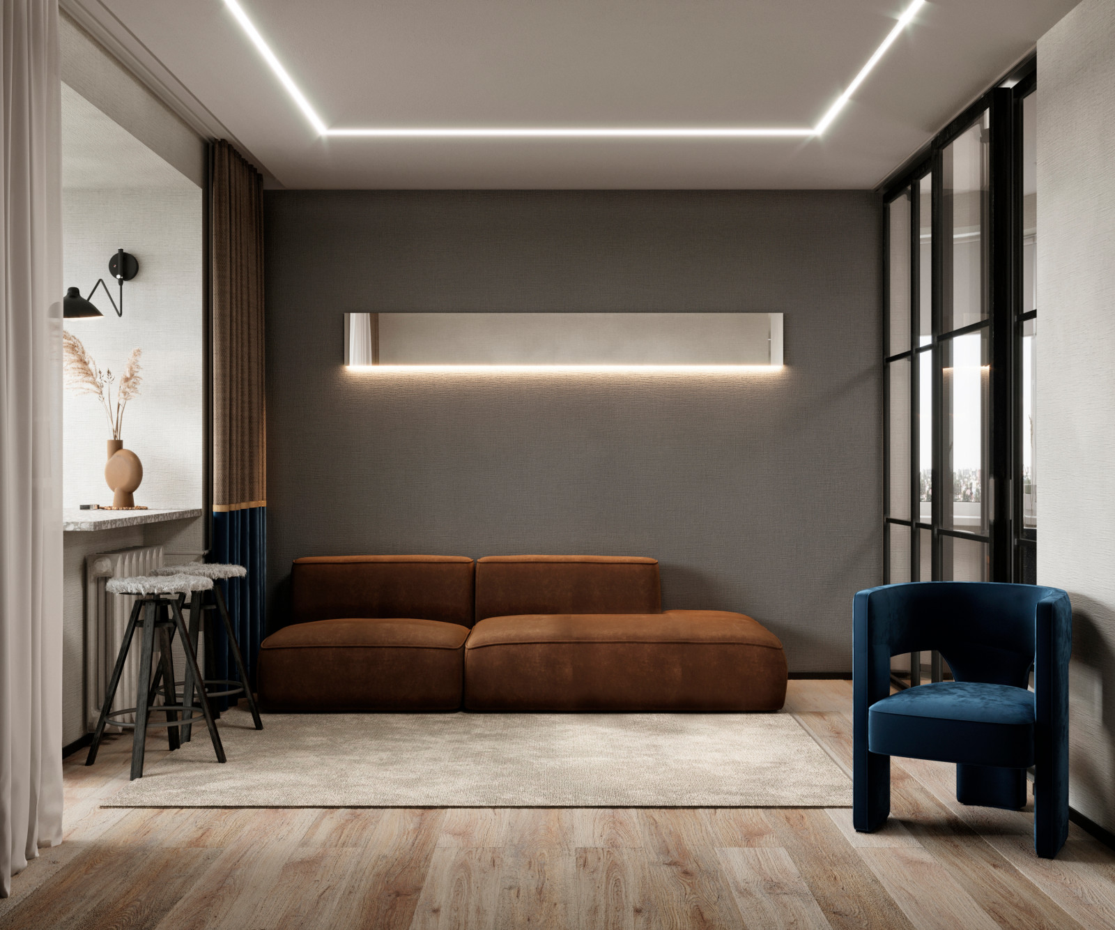 Интерьеры 3х-комнатной квартиры