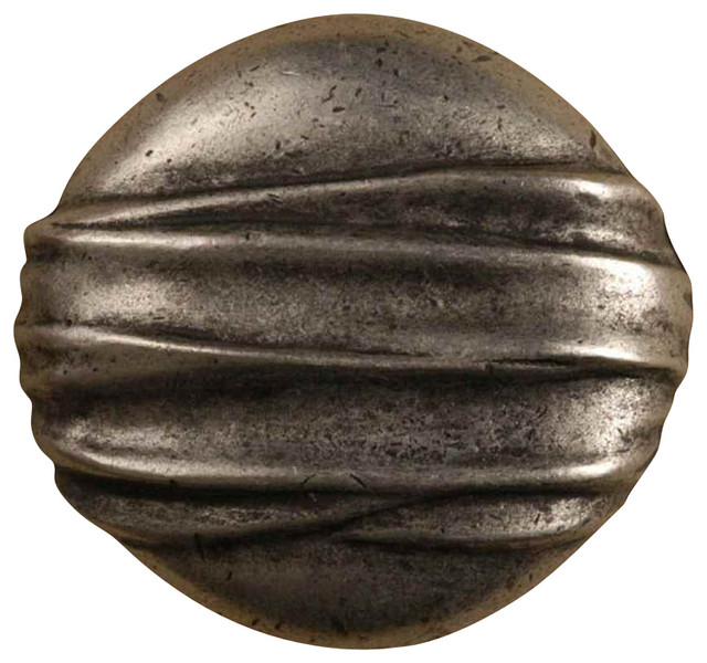 Hannah circle knob, Set of 10, Antique Bronze Contemporary