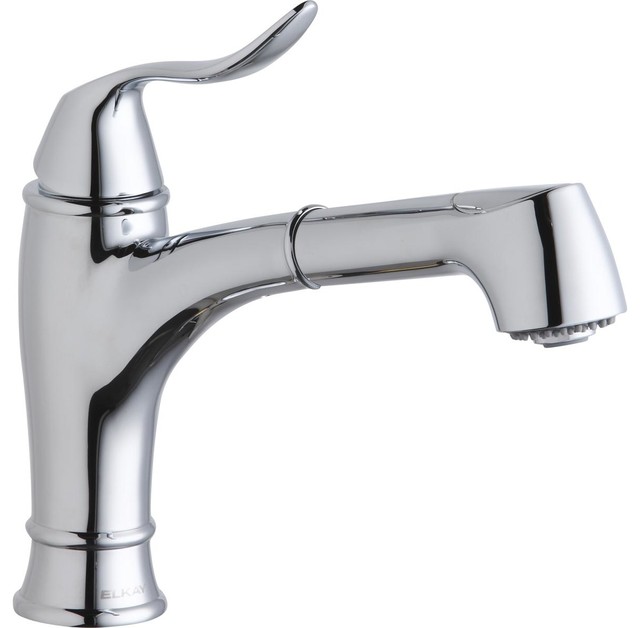 Elkay Lkec1042cr Explore Bar Faucet With Pull Out Spray Chrome