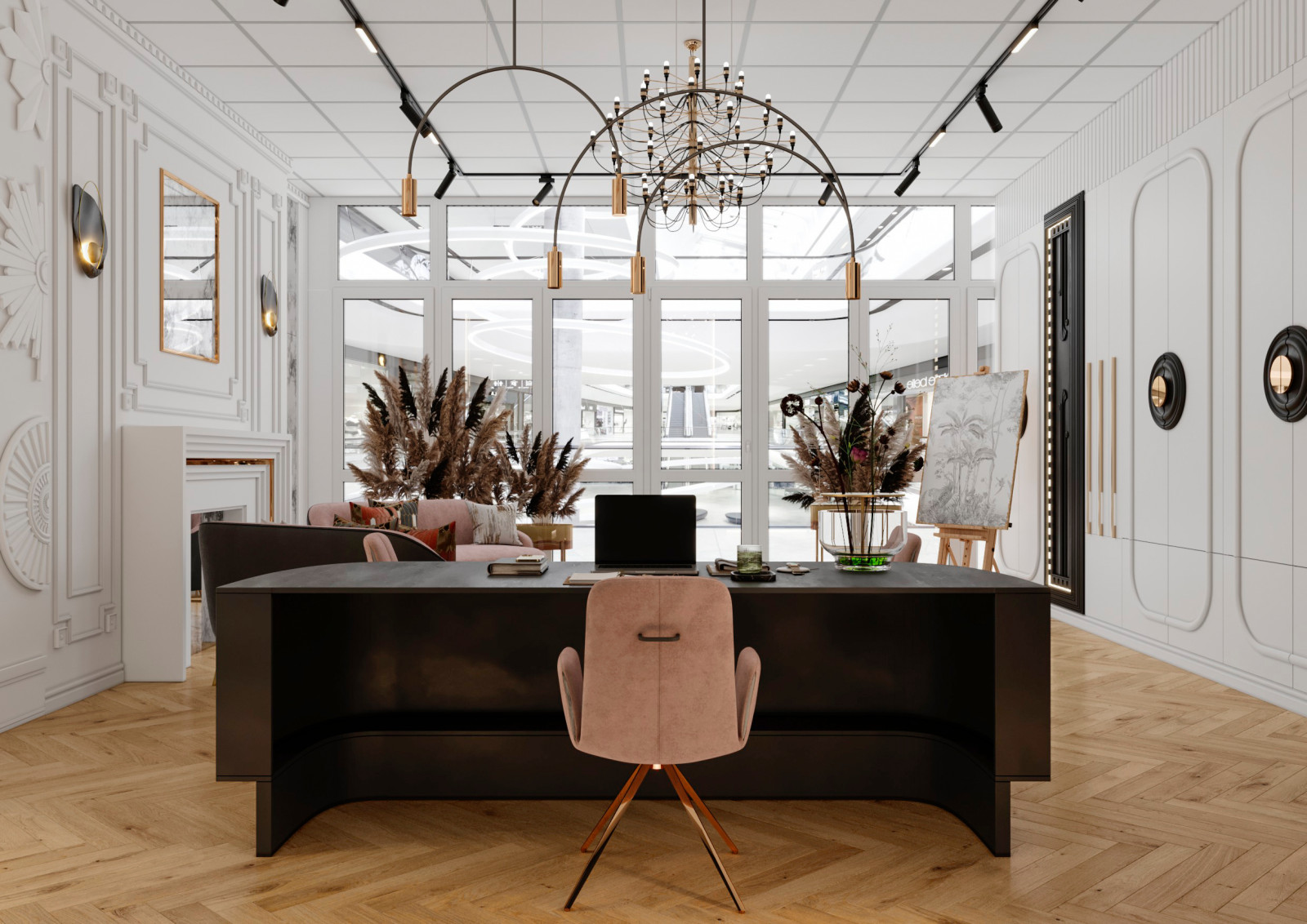 Салон продаж лепнины. Вариант 2