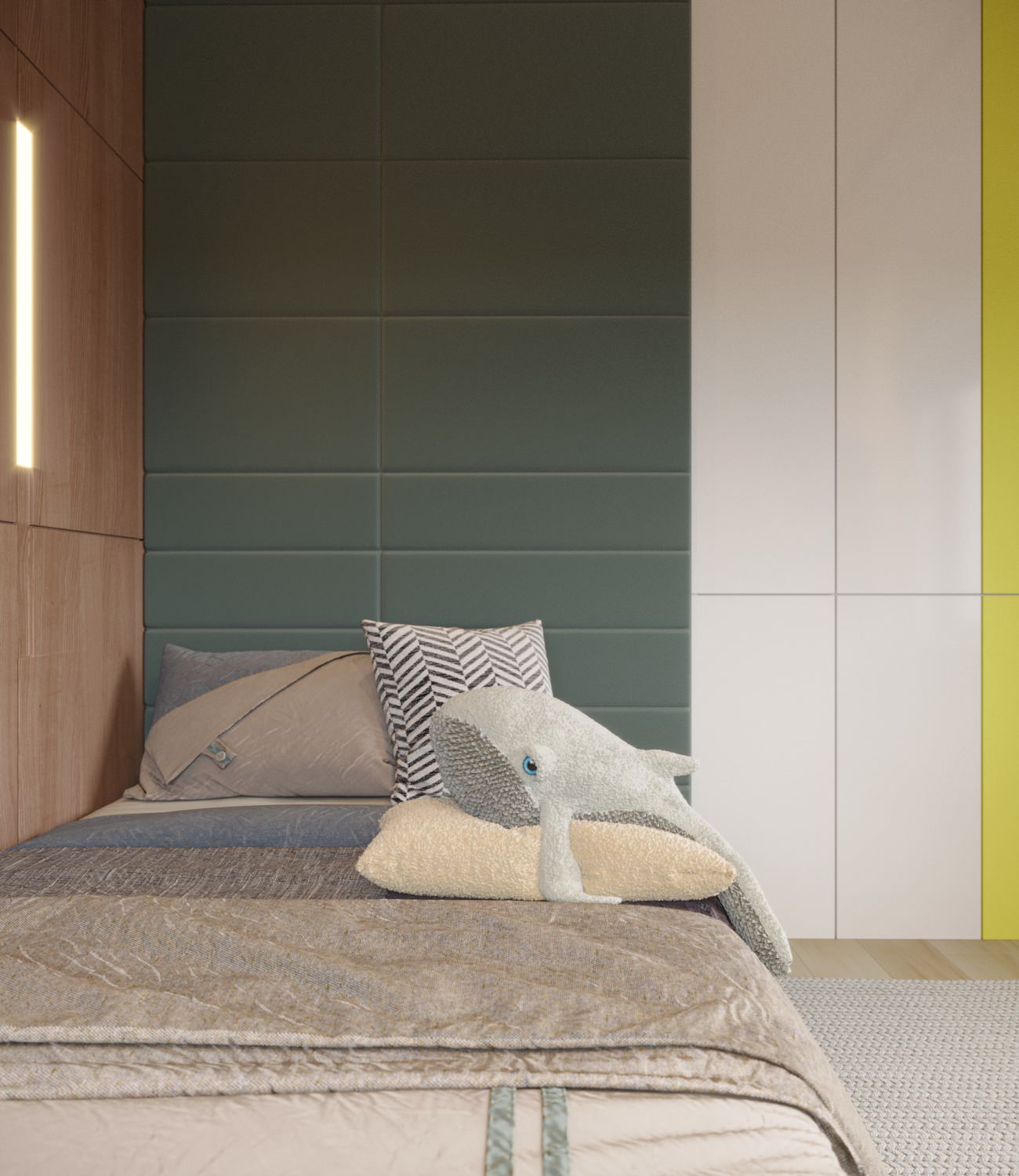 Детская для мальчика в проекте частного дома с.Рощино