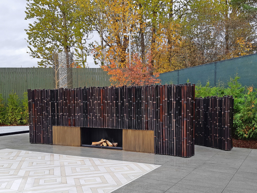 Ландшафтный камин