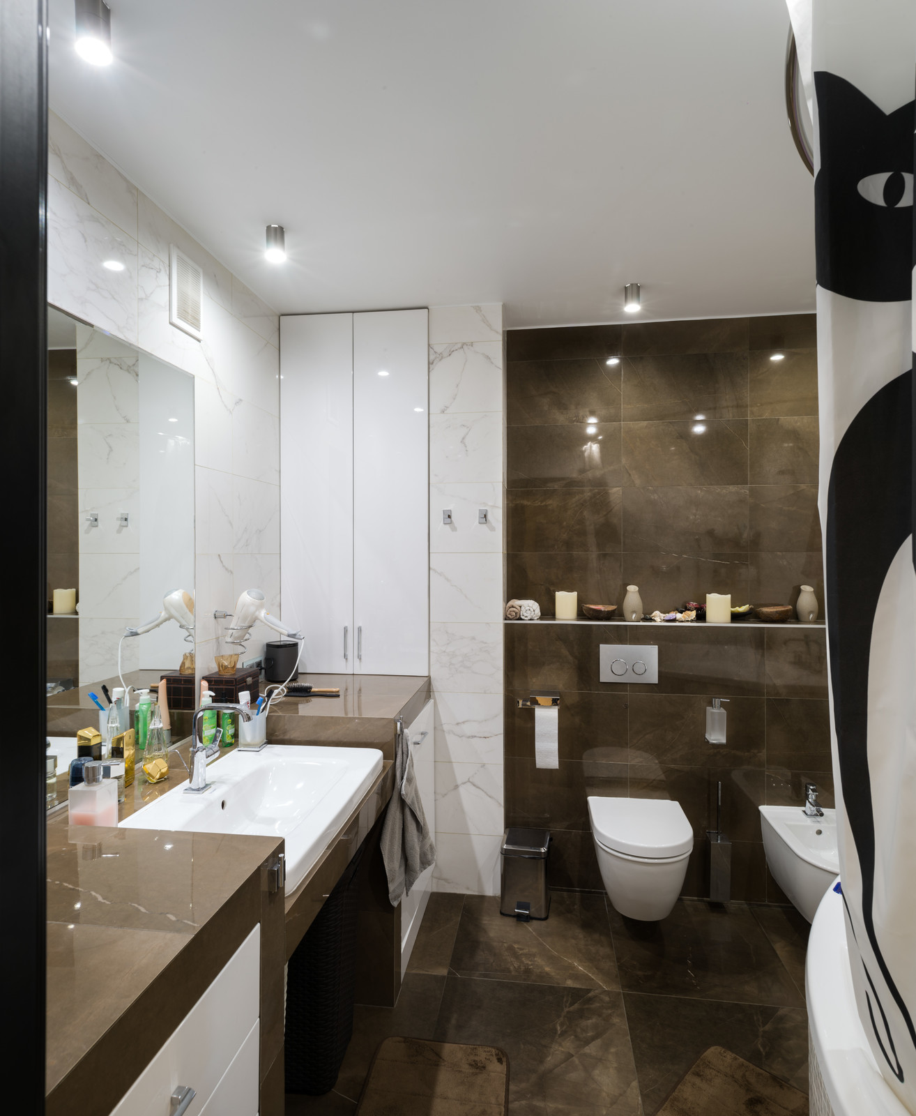 Апартаменты на 20-ом этаже в современном стиле