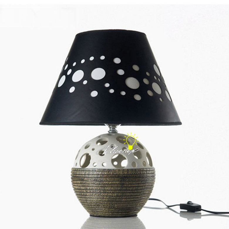 Ceramic and Fabric Table Lamp -13