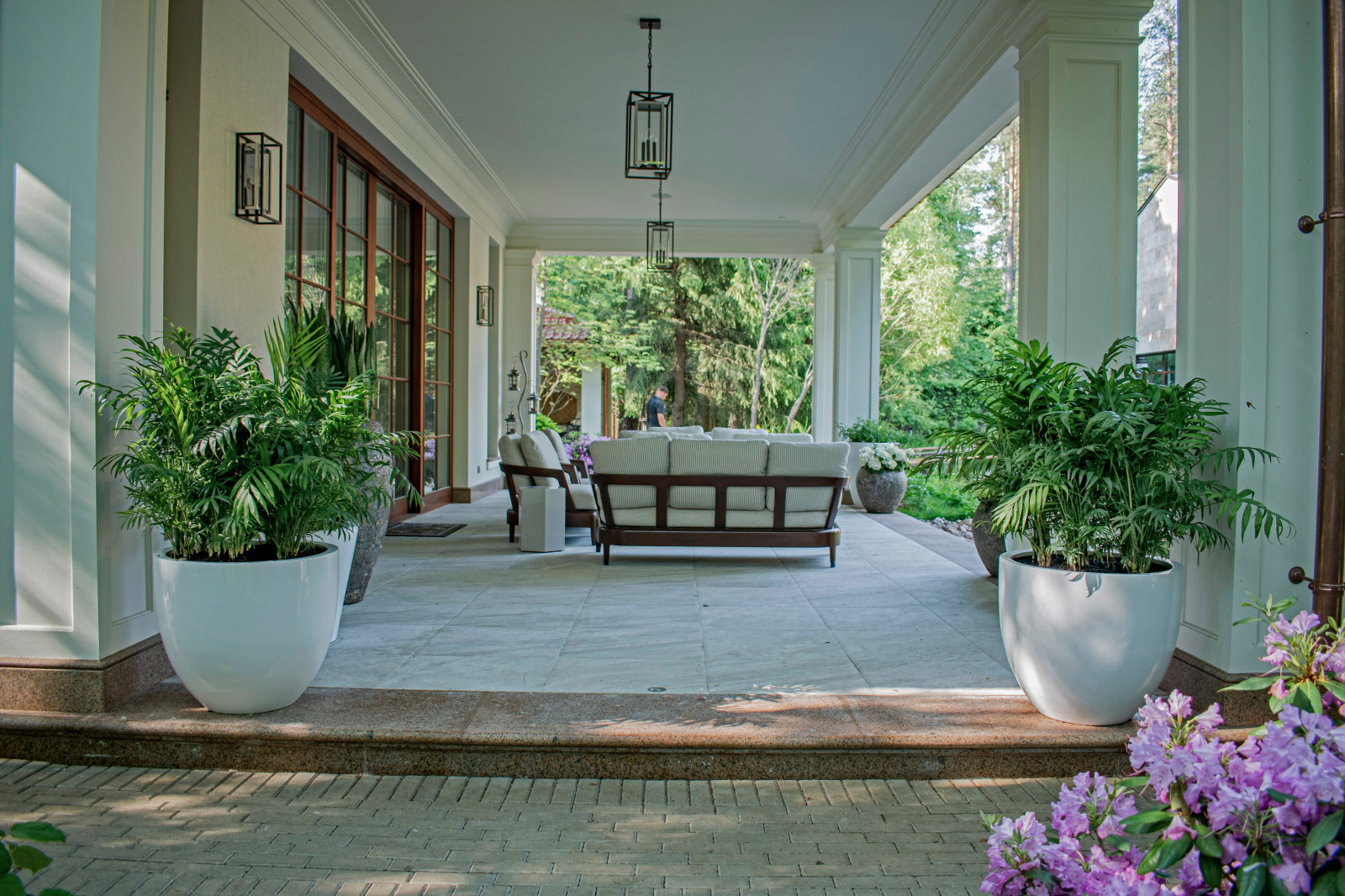 Тропическое озеленение террасы