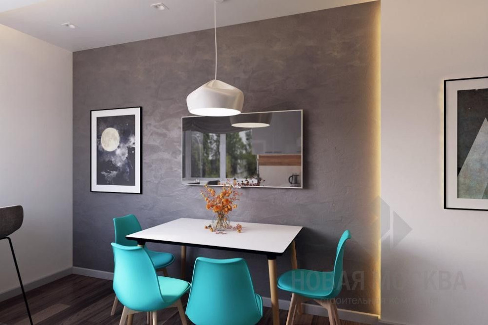 Дизайн-проект двухкомнатной квартиры 64,1 кв.м в ЖК «Татьянин Парк»