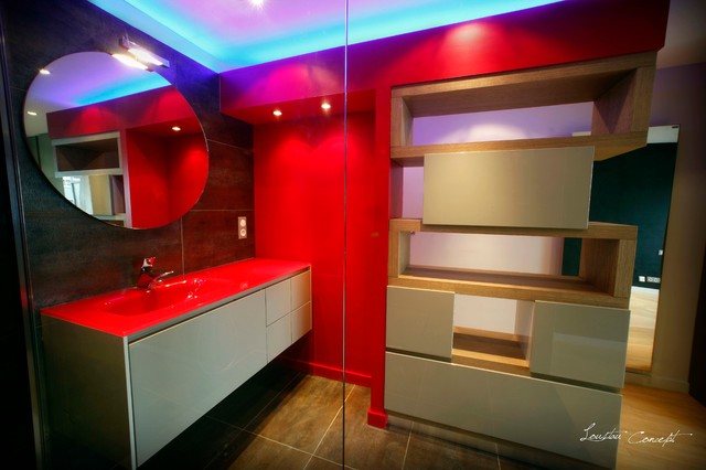 Salle de bain contemporary-bathroom