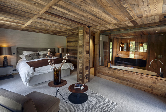 Mont d'Arbois rustikal-schlafzimmer