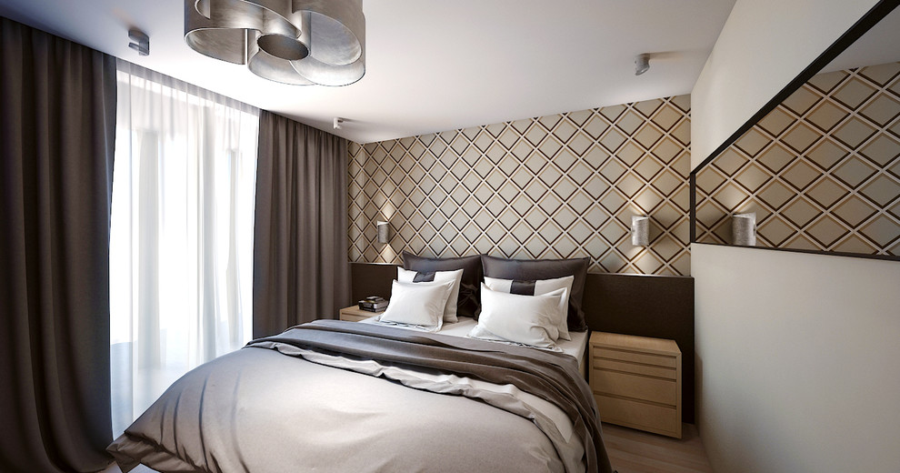 Интерьер квартиры в современном стиле с нотами ар-деко. ЖК Мегаполис. Минск