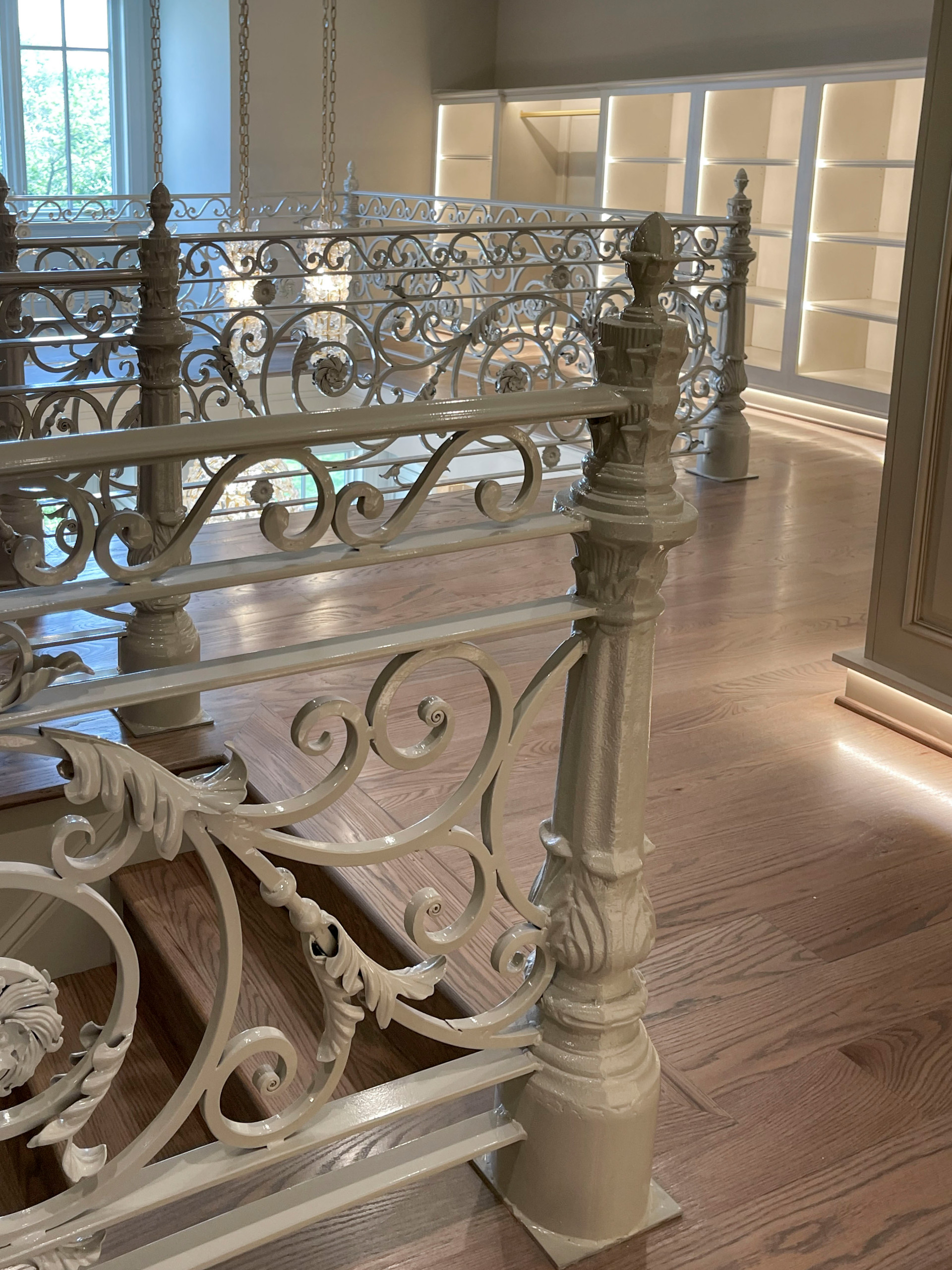 104_Curved Staircases in 18th Century French Inspired Mansion, Mclean VA 22101