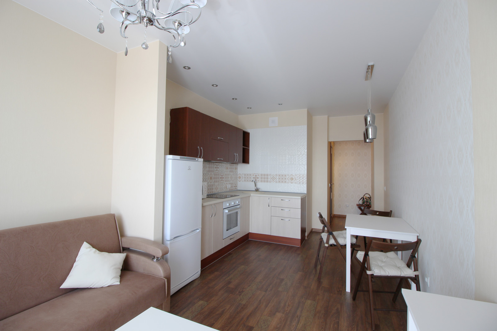 2013г. Интерьер 1к квартиры для сдачу в аренду