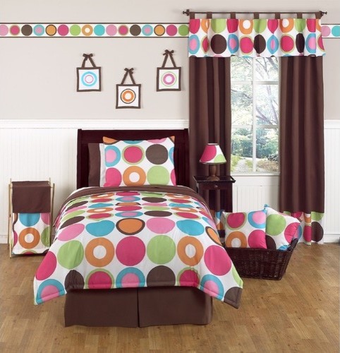 Deco Dot Collection 3pc Full/Queen Bedding Set