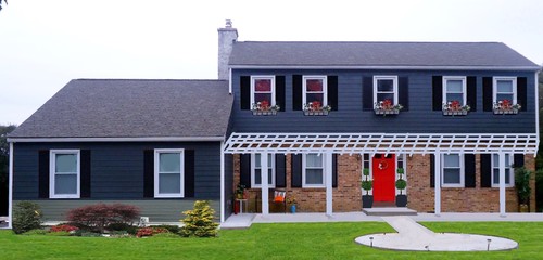 To Paint Brick Or Add Pergola