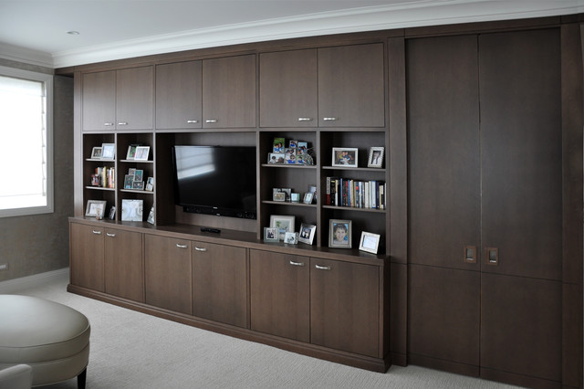Built-Ins modern-wohnzimmer