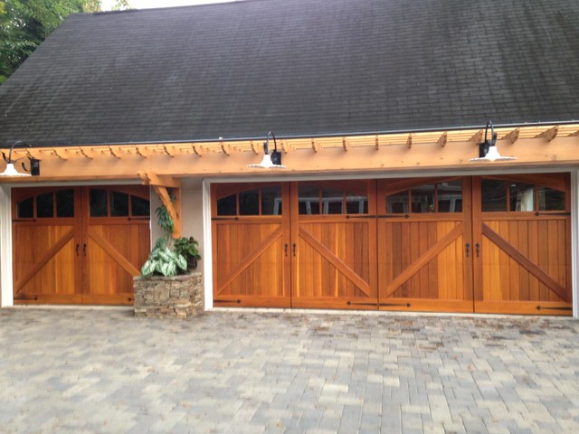 Custom Wood Doors Craftsman Garage Atlanta By Overhead